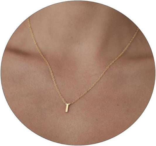 Delicate Heart Pendant Necklace, 14K Gold Plated Dainty Chain, Gift for Women
