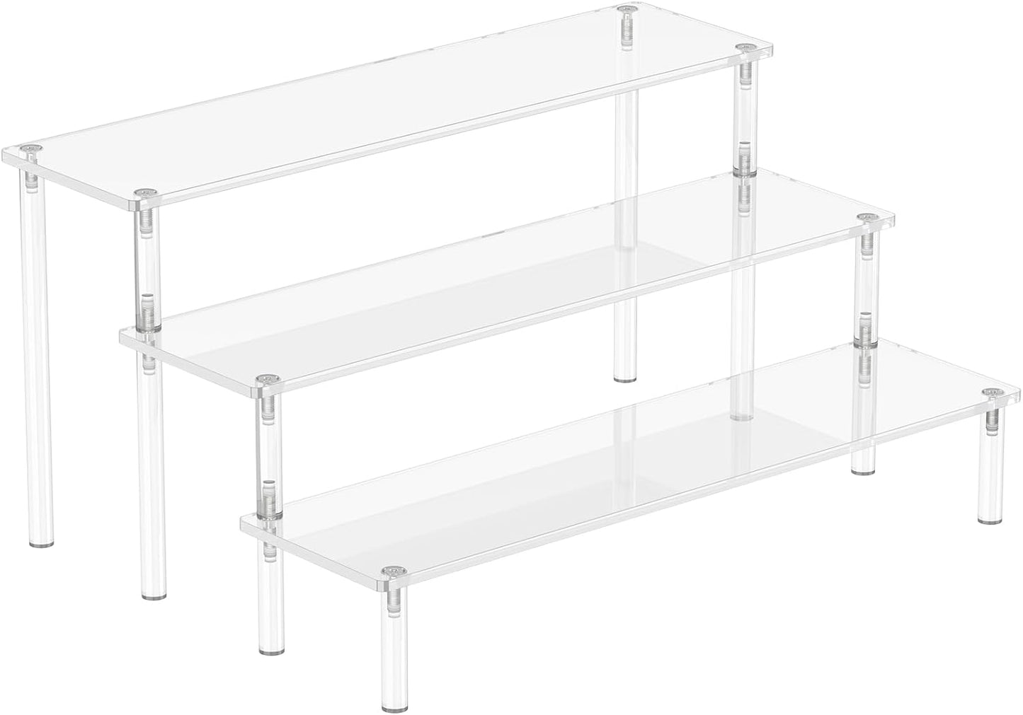 Acrylic Display Risers, 3 Tier Organizer Stand,   Decoration and Organizer