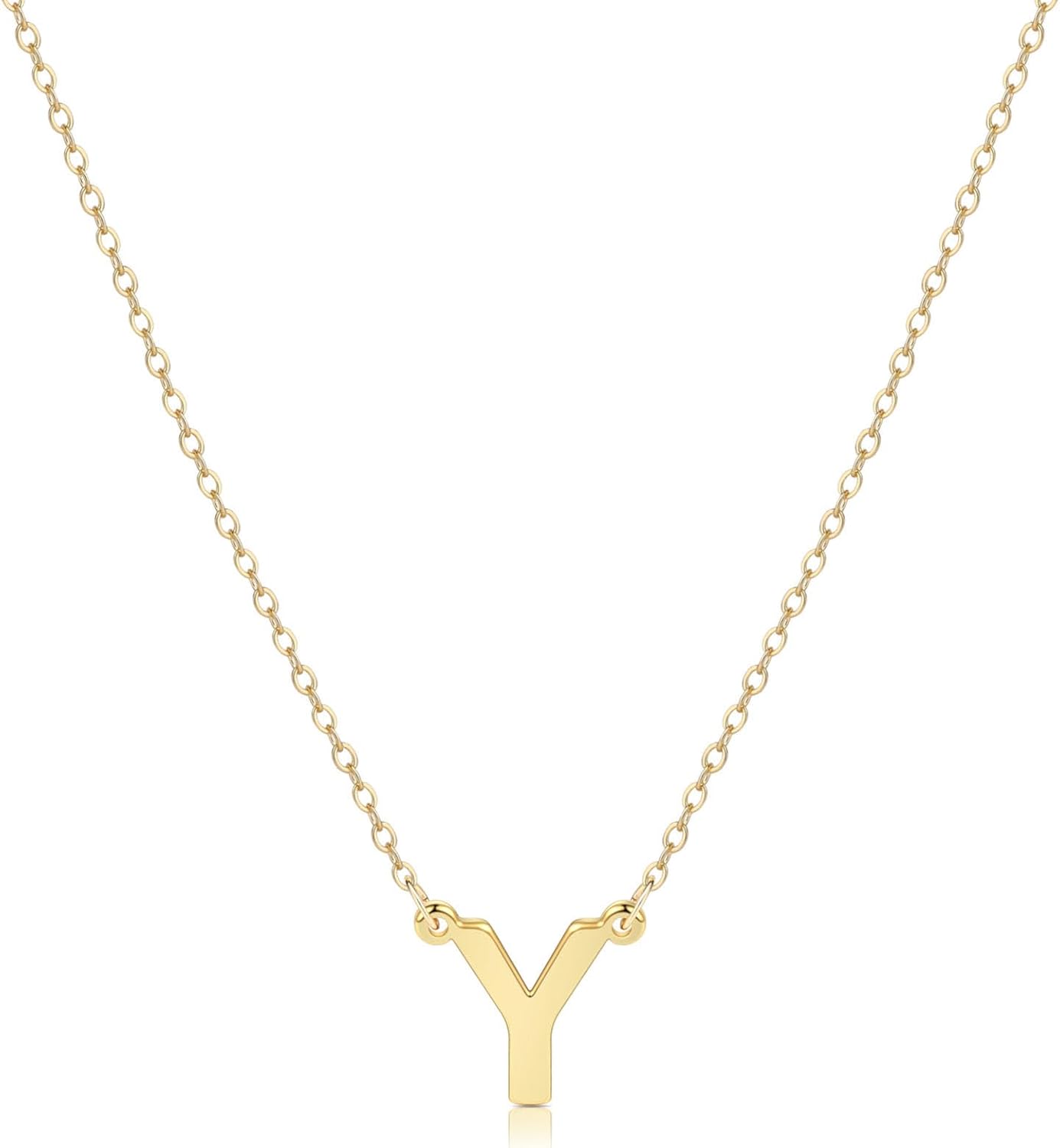 Delicate Heart Pendant Necklace, 14K Gold Plated Dainty Chain, Gift for Women