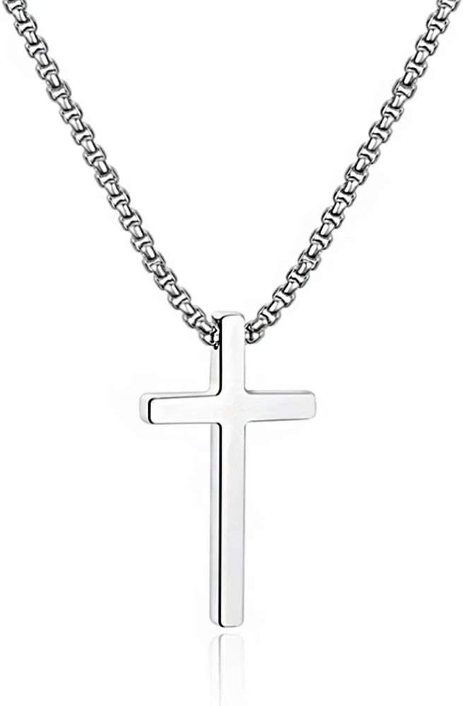 Silver Laytered Necklaces, Stackable Dainty Choker with Circle Bar Pendant Chain Jewelry Set Gift for Women Teens