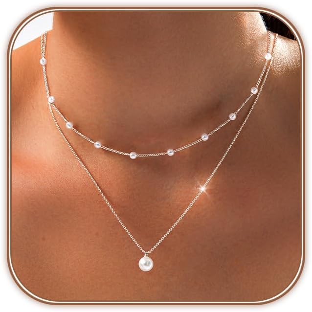Colorful Beaded Initial Necklace for Girls & Women - Dainty Choker, Perfect Gift for Teens