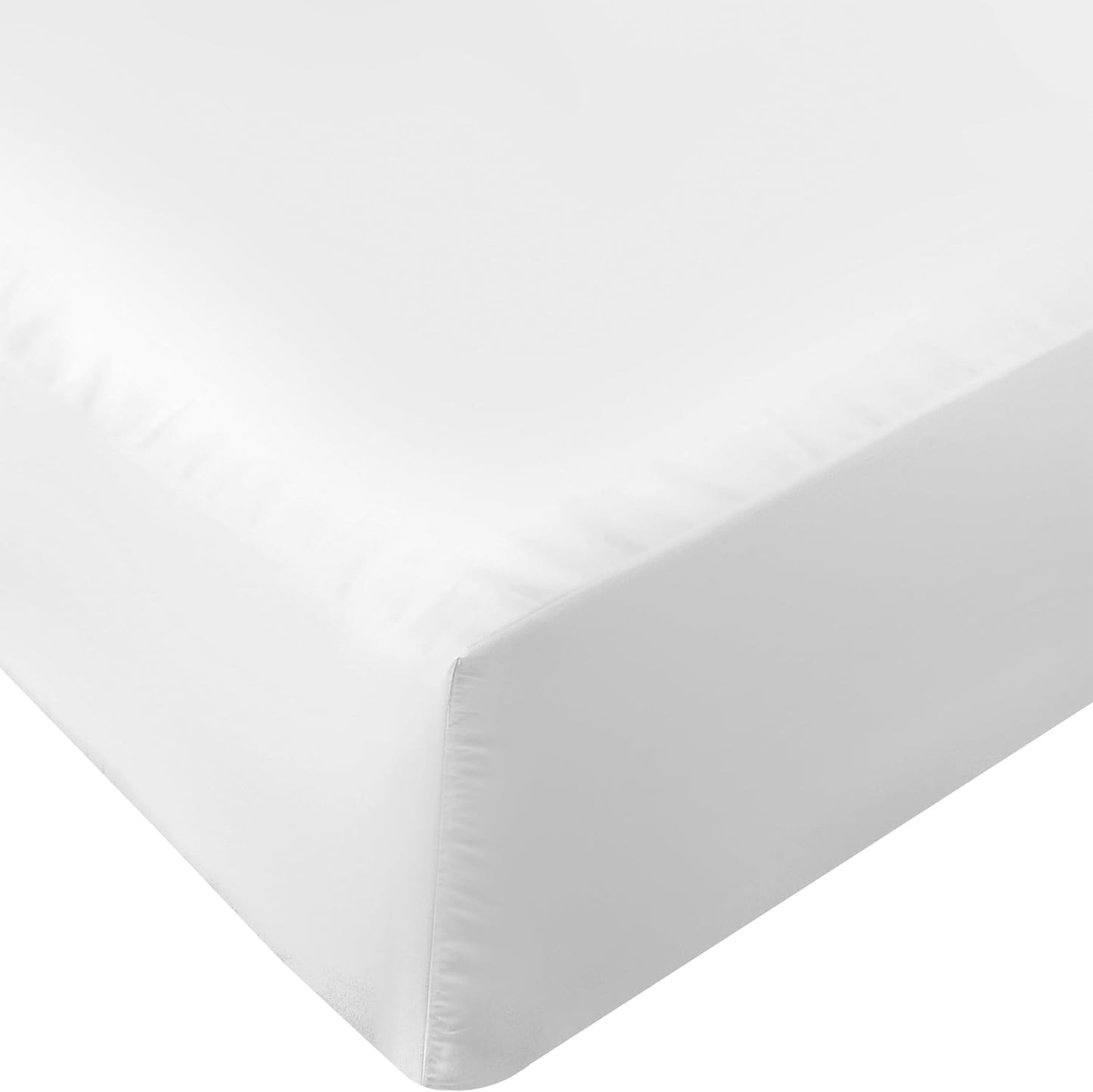 Queen Fitted Sheet - Bottom Sheet - Deep Pocket -Easy Care -1 Fitted Sheet Only (Grey)