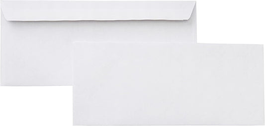 OMOMMD #10 Security-Tinted Self-Seal Business Envelopes for Documents, Privacy, Home & Office, White, 500-Pack