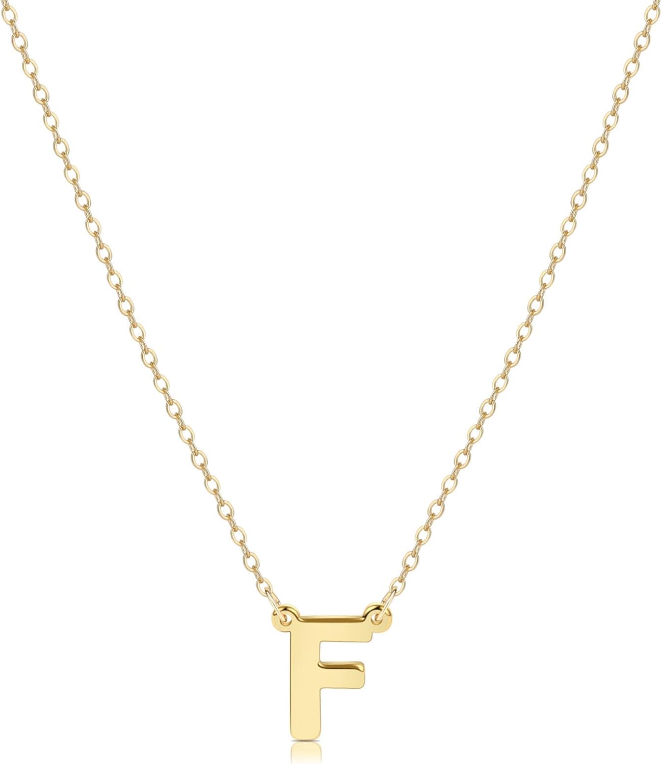 Delicate Heart Pendant Necklace, 14K Gold Plated Dainty Chain, Gift for Women