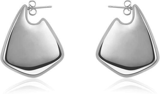 Trendy Gold Plated Knot Earrings for Women Chunky Statement Drop Dangle Earrings Lightweight Fashion Accessories Gold Jewelry
