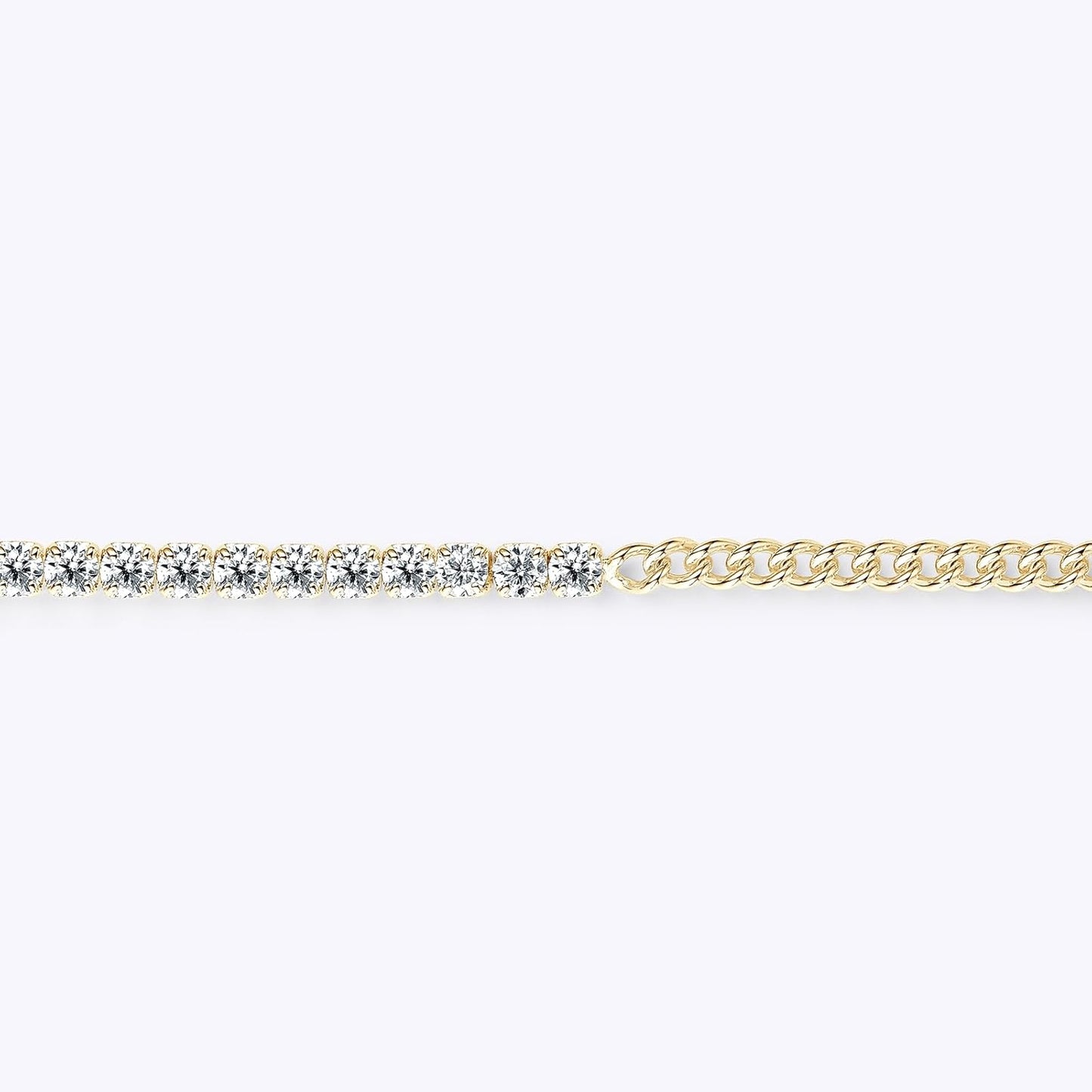 Moissanite Tennis Bracelet 2.2cttw D Color D Color VVS1 925 Sterling Silver Adjustable Cuban Link Bracelet for Women or Men