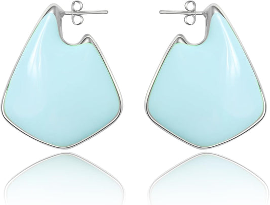 Trendy Gold Plated Knot Earrings for Women Chunky Statement Drop Dangle Earrings Lightweight Fashion Accessories Gold Jewelry