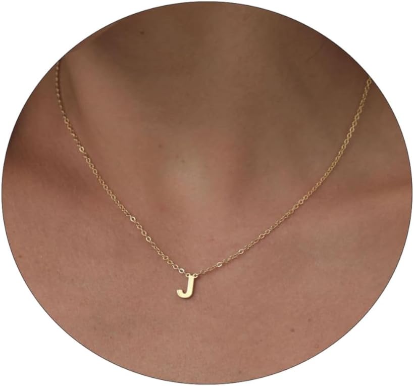 Delicate Heart Pendant Necklace, 14K Gold Plated Dainty Chain, Gift for Women