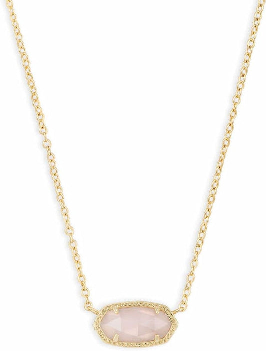 Elisa Pendant Necklace for Women, Fashion Jewelry, 14k Gold-Plated
