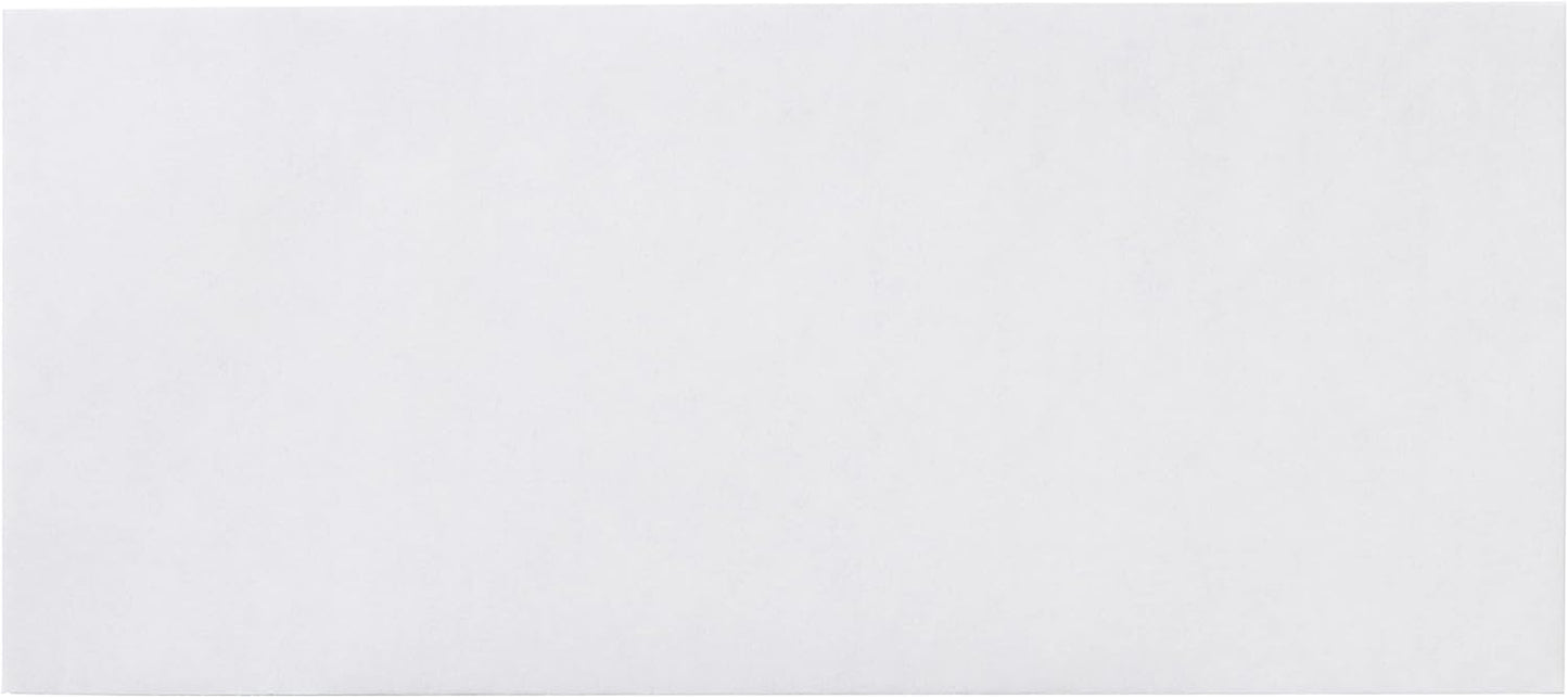OMOMMD #10 Security-Tinted Self-Seal Business Envelopes for Documents, Privacy, Home & Office, White, 500-Pack