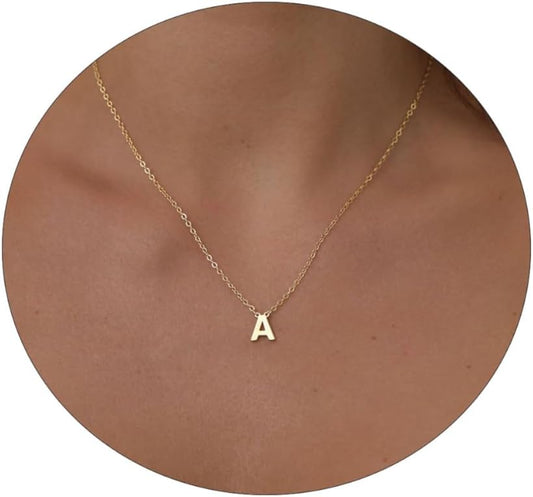 Delicate Heart Pendant Necklace, 14K Gold Plated Dainty Chain, Gift for Women