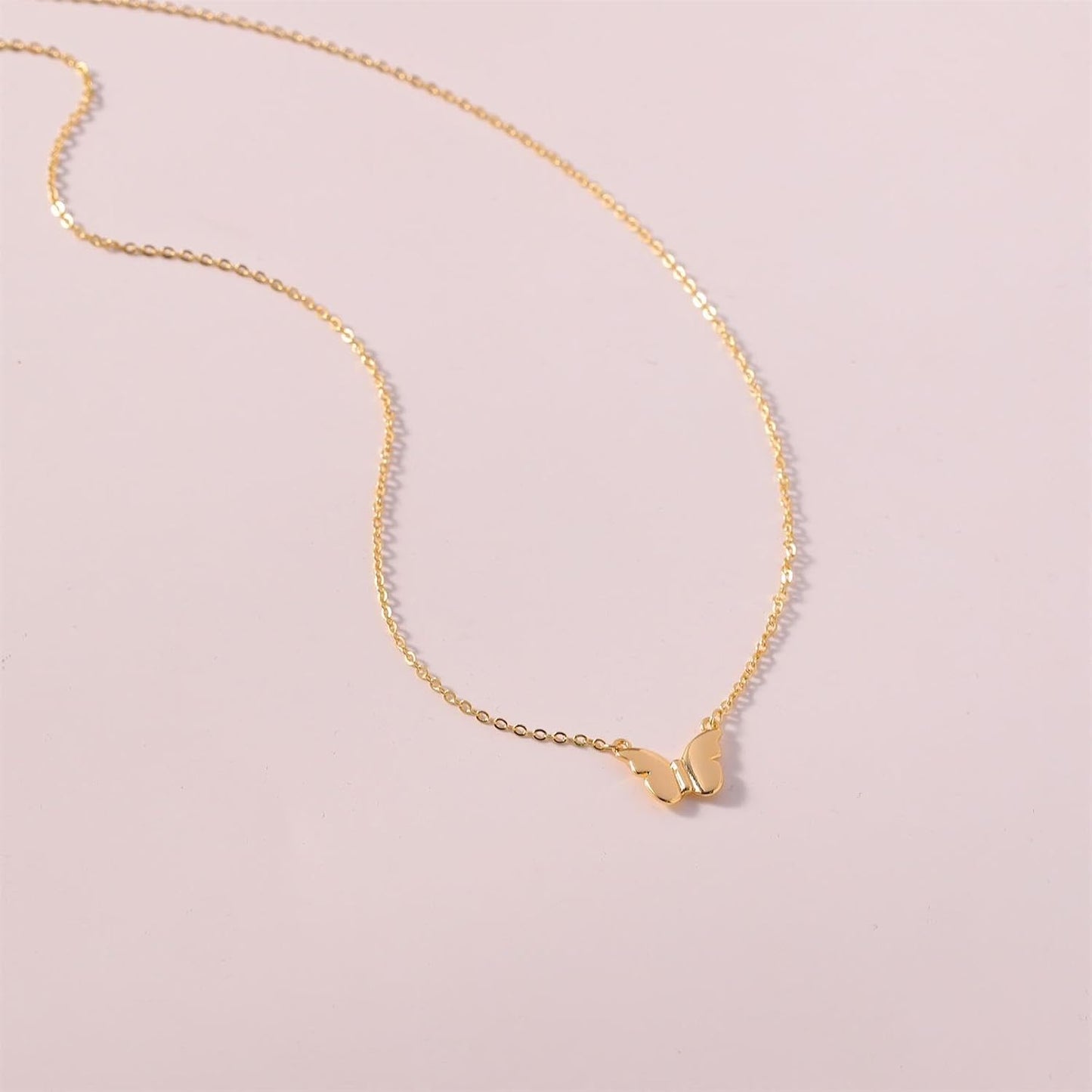 Gold Necklace for Women - 14K Gold Plated Dainty Star of David Butterfly Sun Volleyball Baseball Cowboy Boots Necklace Jewelry Everyday for Women