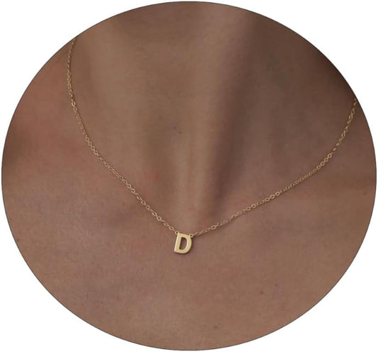 Delicate Heart Pendant Necklace, 14K Gold Plated Dainty Chain, Gift for Women