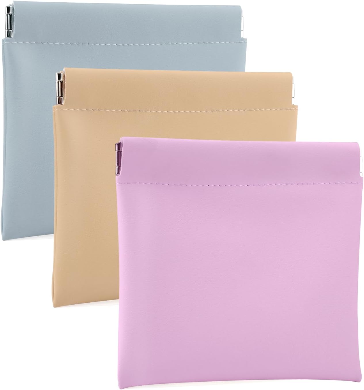 4 count Small Makeup Bag for Purse, Mini Portable Cosmetic Bags for Women,  Accessories Organizer