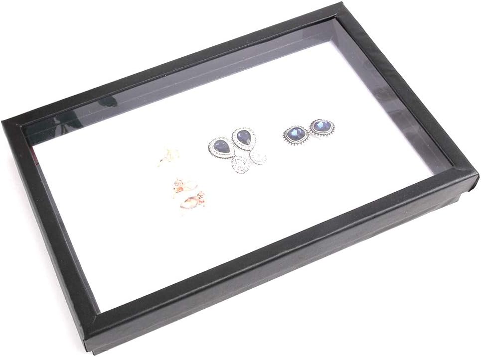 Jewelry Rings Display Tray Velvet 100 Slot Case Box Jewelry Storage Box