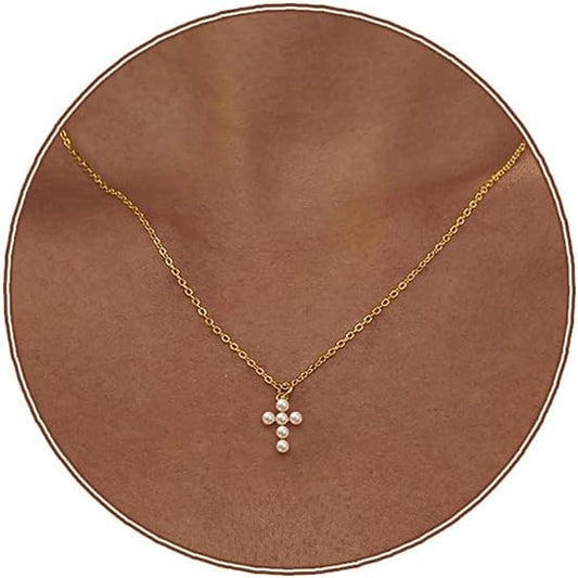 4MM/6MM/8MM Pearl Choker Necklace - Dainty Imitation Round Pearl Bridal Jewelry