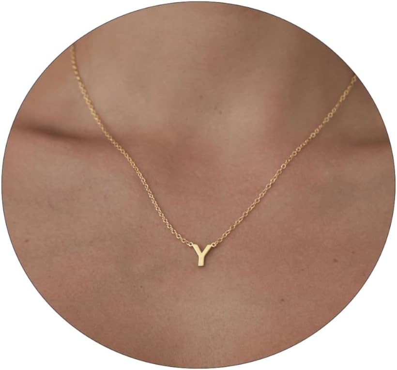 Delicate Heart Pendant Necklace, 14K Gold Plated Dainty Chain, Gift for Women