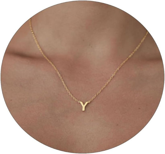 Delicate Heart Pendant Necklace, 14K Gold Plated Dainty Chain, Gift for Women