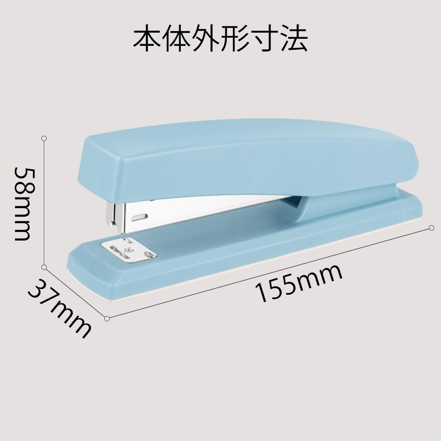 OMOMMD Stapler, Desktop Staplers, 25 Sheet Capacity, Includes 1000 Staples and Staple Remover, Blue