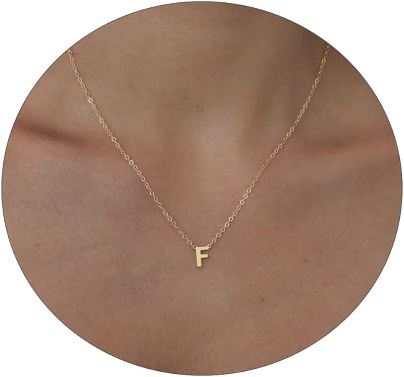 Delicate Heart Pendant Necklace, 14K Gold Plated Dainty Chain, Gift for Women