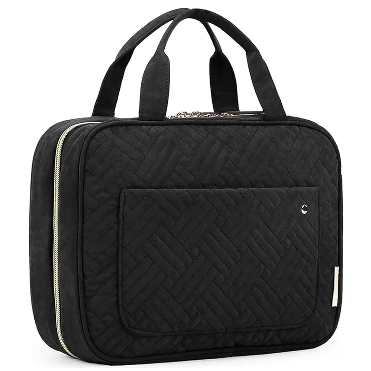 Toiletry Bag Travel Bag with Hanging Hook, Water-resistant Makeup Cosmetic Bag Travel Organizer
