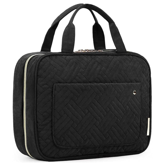 Toiletry Bag Travel Bag with Hanging Hook, Water-resistant Makeup Cosmetic Bag Travel Organizer