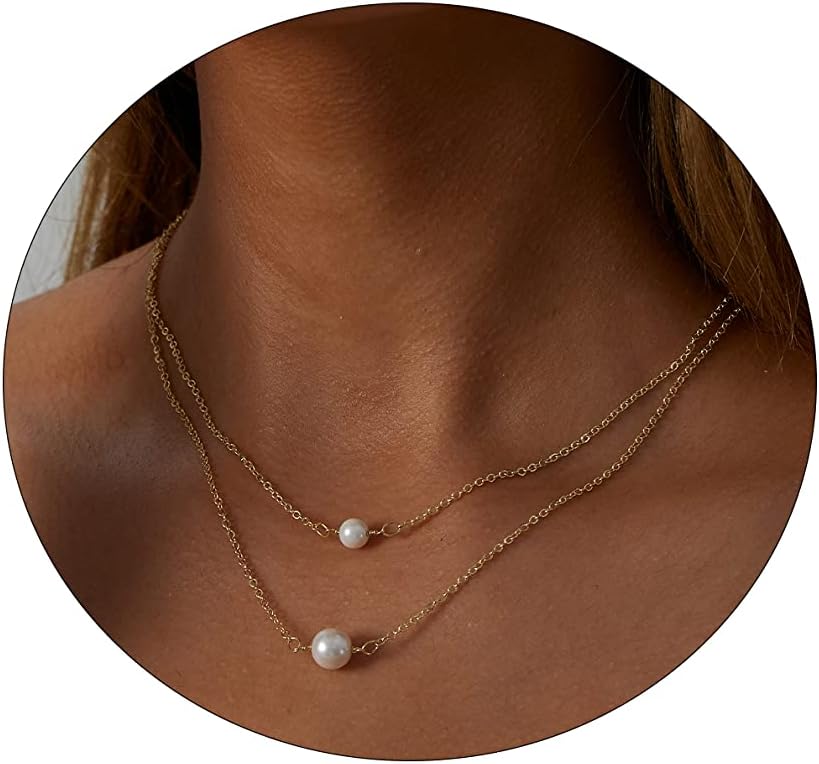 14K Gold Plated Birthstone Necklace, Emerald CZ & Birth Flower Pendant, Dainty Birthday Jewelry Gift for Women