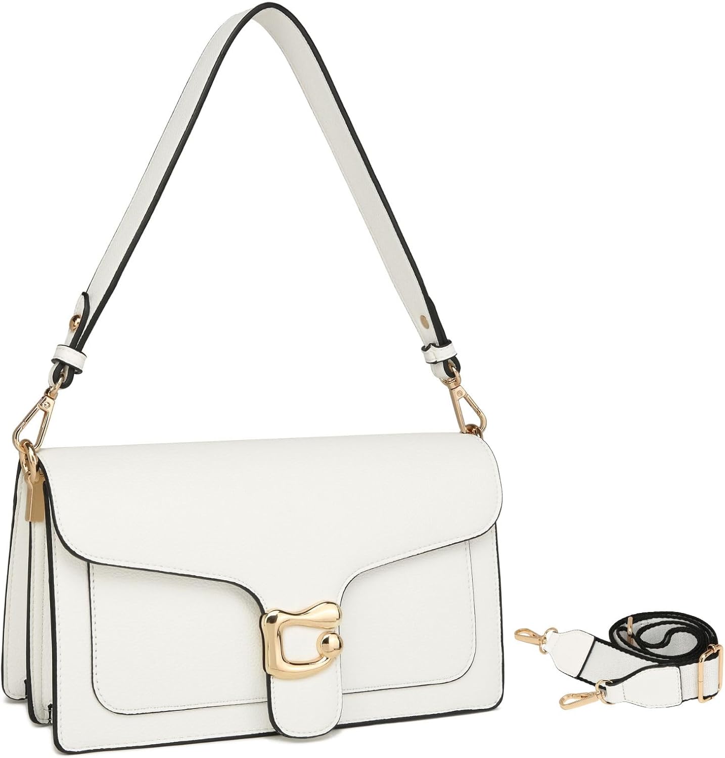 Crossbody Bags for Women Trendy - Small  Bag Leather Handbags Evening Clutch with 2 Straps