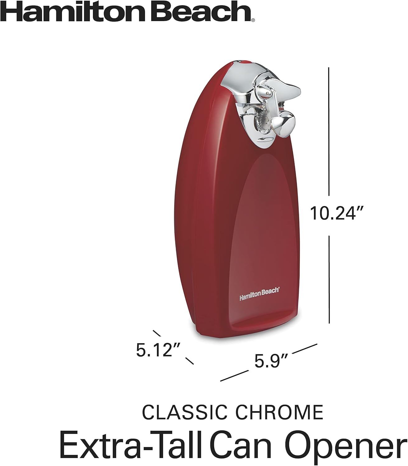 Beach Automatic Can Opener, Electric with Auto Shutoff & Knife Sharpener