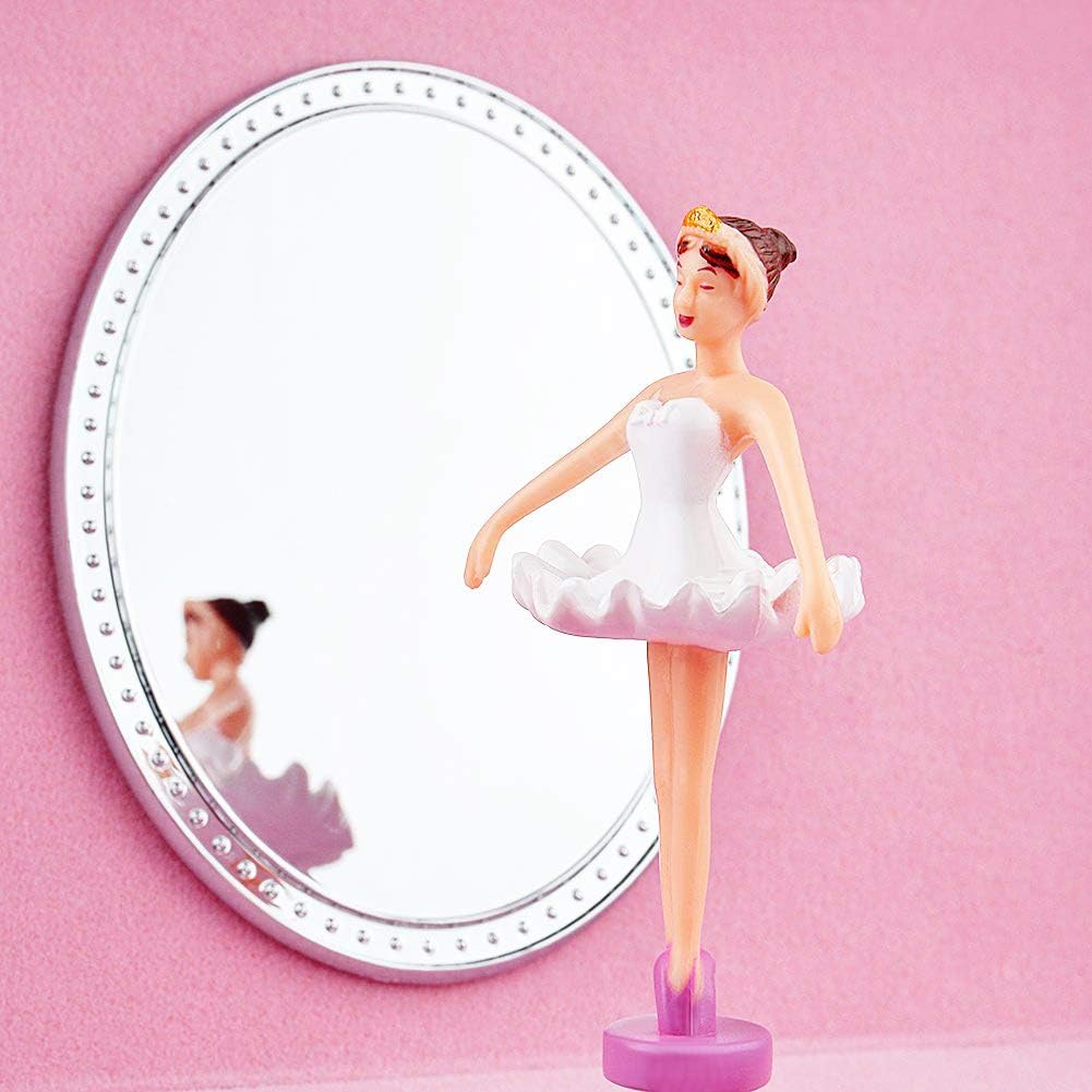 Kids Musical Jewelry Box for Girls with Drawer and Jewelry Set with Ballerina Theme