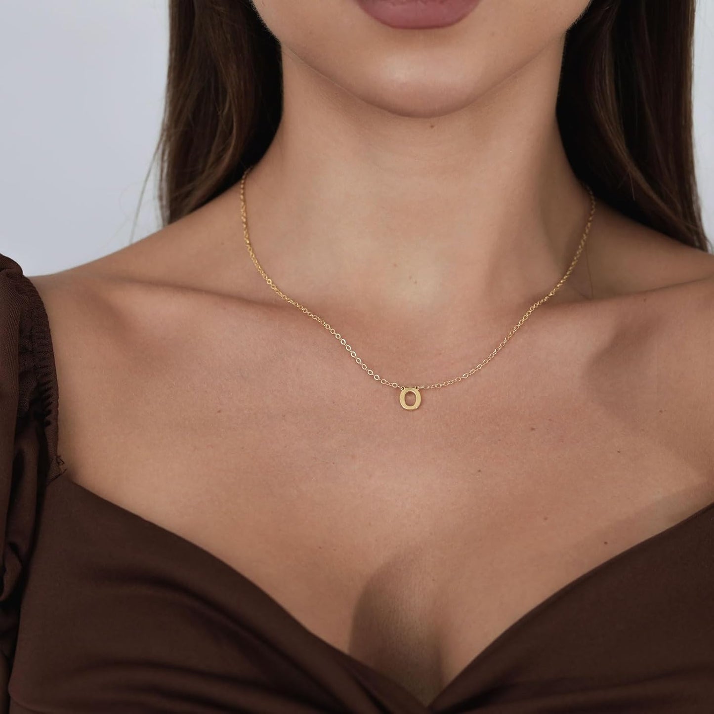 Delicate Heart Pendant Necklace, 14K Gold Plated Dainty Chain, Gift for Women