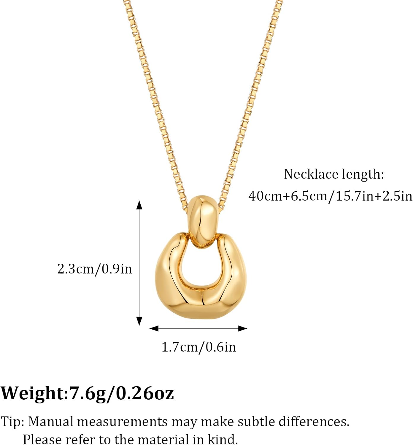 "Statement Pendant Necklace for Women, Trendy Gold & Silver Jewelry, Elegant Necklace Gift"
