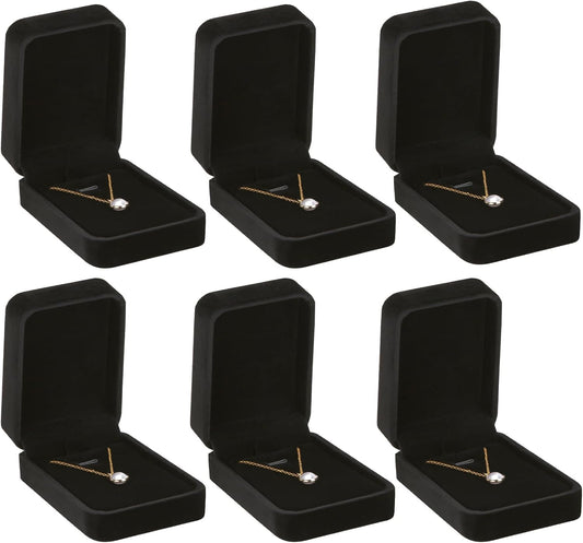 6 Pieces Jewelry Gift Boxes for Christmas Wedding Engagement Birthday Anniversary
