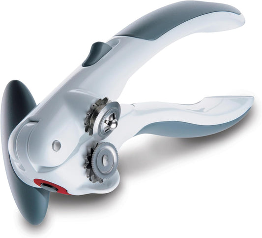 Manual Opener with Locking Mechanism - Easy-to-Turn - Magnetic Can Opener
