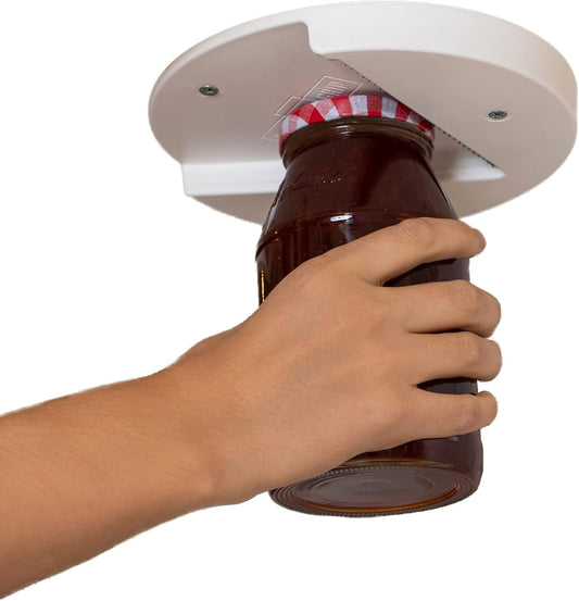The Grip Jar Opener | Original Under Cabinet Jar Lid & Bottle Opener