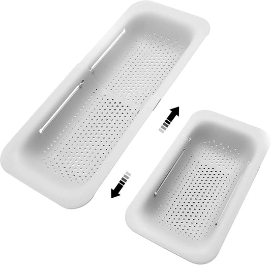 Collapsible Sink Colanders and Strainers Basket Over the Sink Colander Collapsible Colander Extendable Plastic Fruit