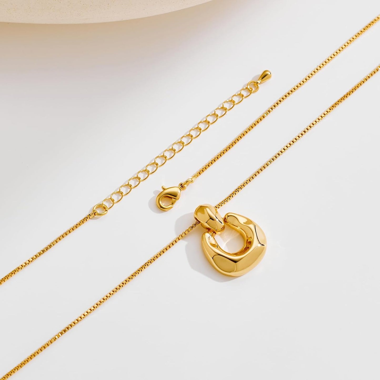 "Statement Pendant Necklace for Women, Trendy Gold & Silver Jewelry, Elegant Necklace Gift"