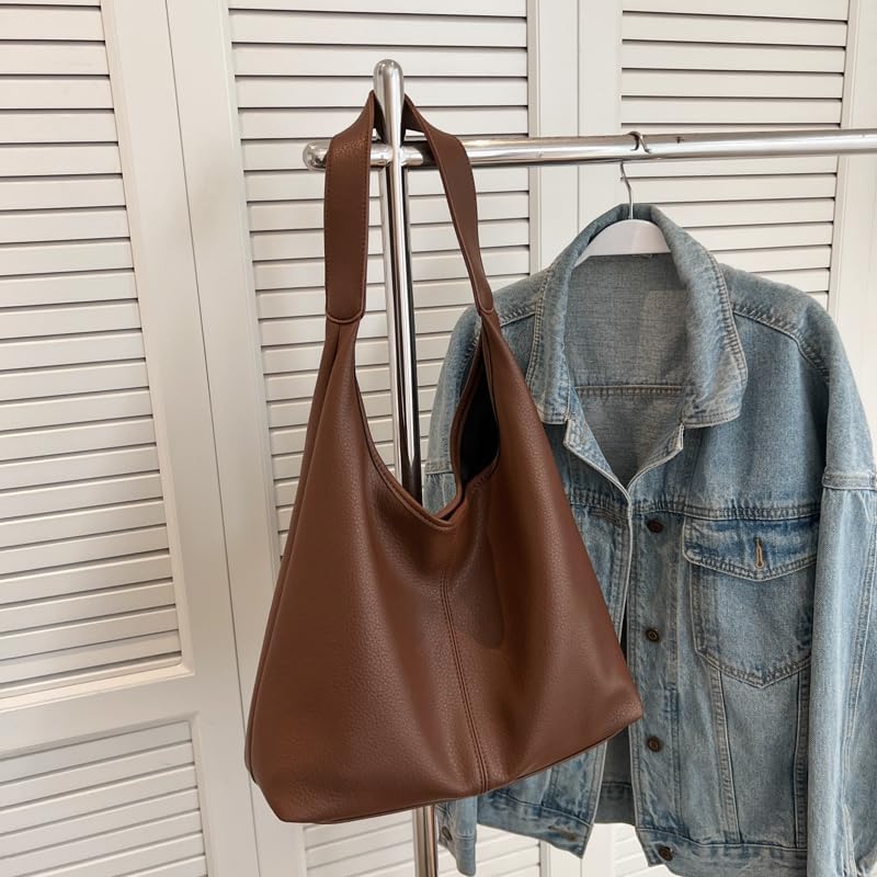 Hobo Bags for Women Slouchy Tote Bag Soft Casual PU Leather Handbags