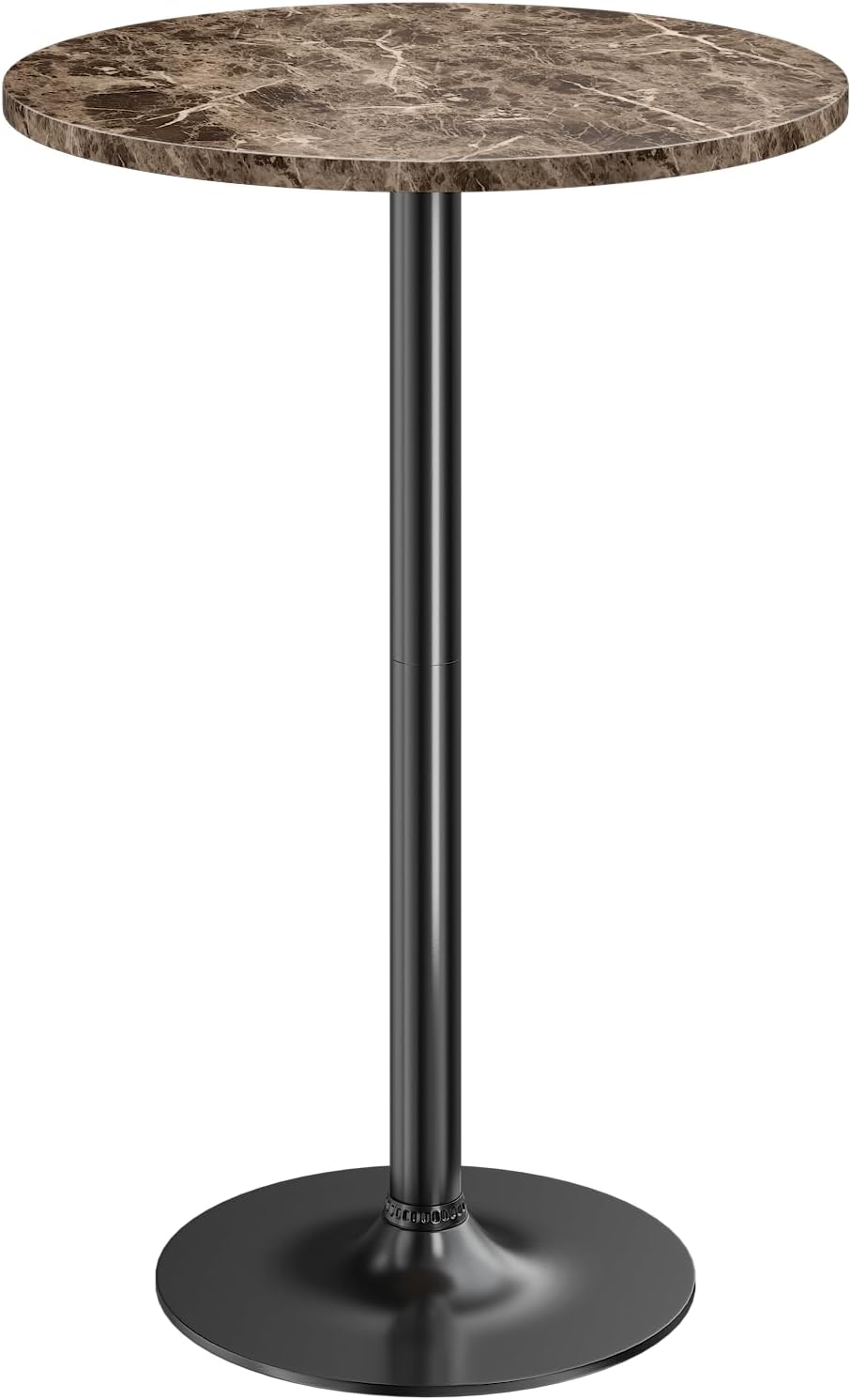 Coffee table Bistro Pub Table Round Bar Height Cocktail 23.8-Inch Top