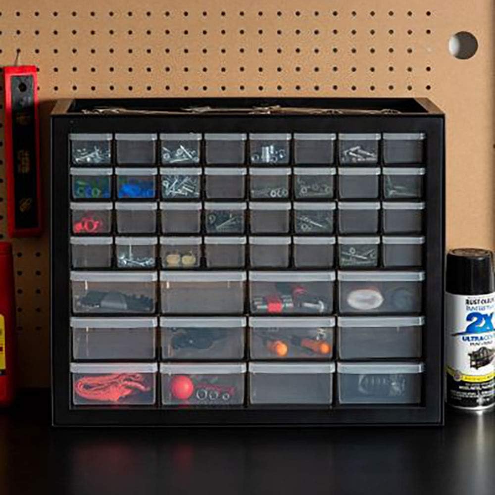 Screw Tool Organizer Small Parts Cabinet, 44-Drawer, Electronics Hardware Nuts Storage Drawers