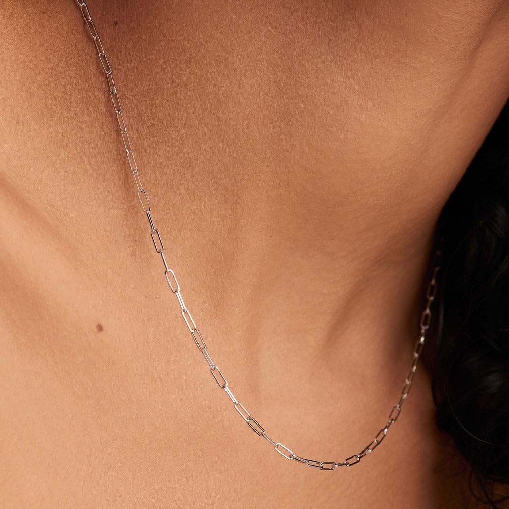 Waterproof Non-Tarnish Necklace Set, 18K Gold Plated Layered Dainty Chains, Stackable Jewelry Gift for Women
