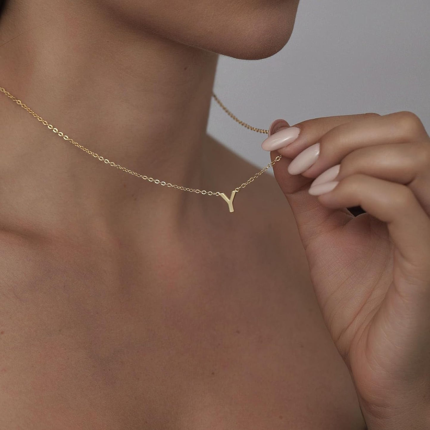 Delicate Heart Pendant Necklace, 14K Gold Plated Dainty Chain, Gift for Women