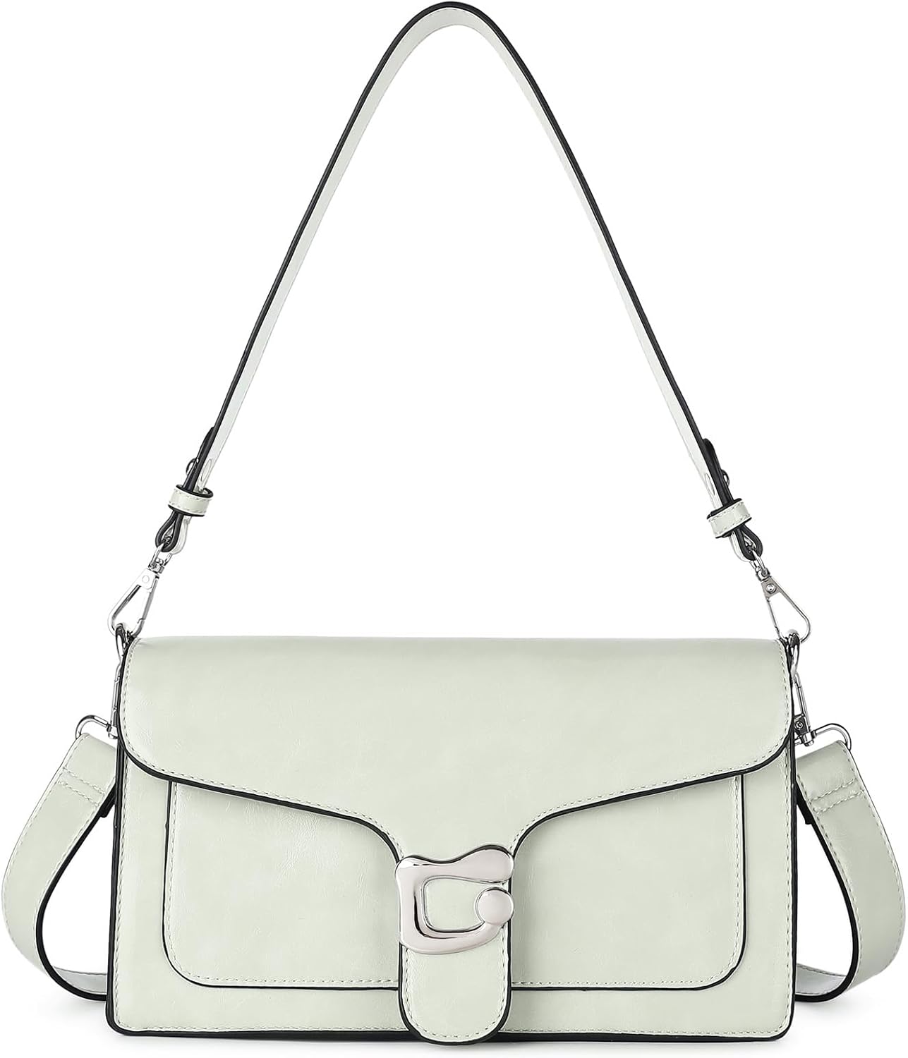 Crossbody Bags for Women Trendy - Small  Bag Leather Handbags Evening Clutch with 2 Straps