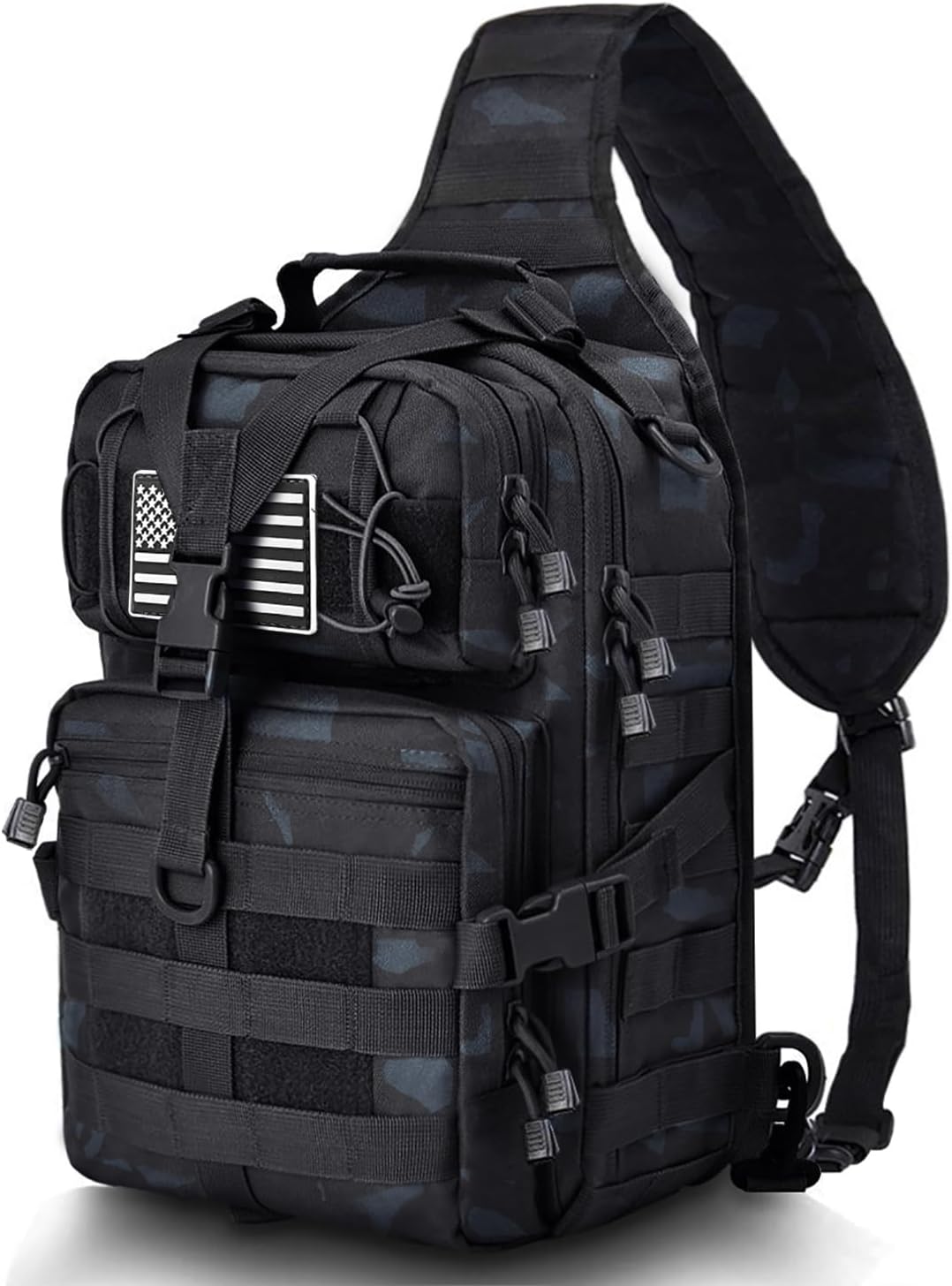 Tactical Sling Bag Pack Military Rover Shoulder Sling Backpack EDC Molle Assault Range Bag