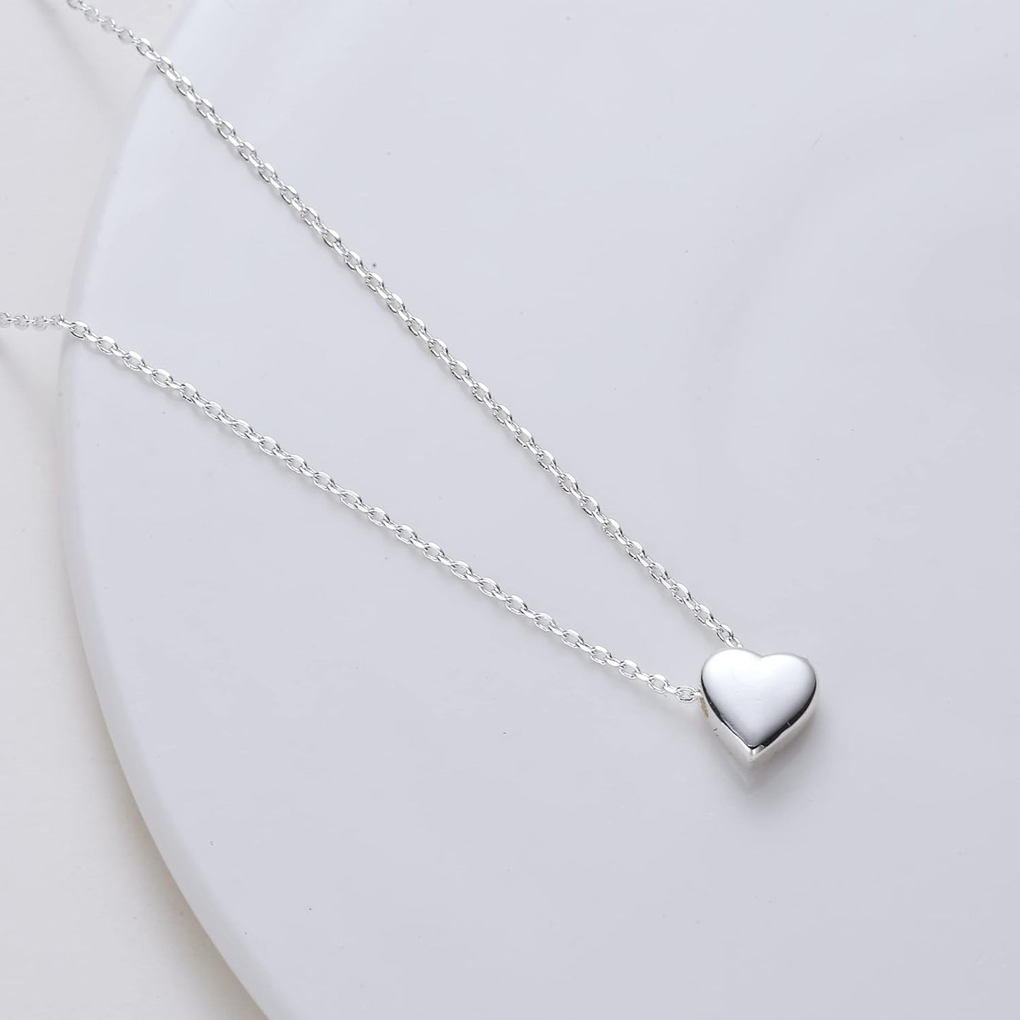 Dainty Gold Necklace - 14K Gold Plated Heart, Star & CZ Leaf Pendant, Everyday Minimalist Jewelry for Women