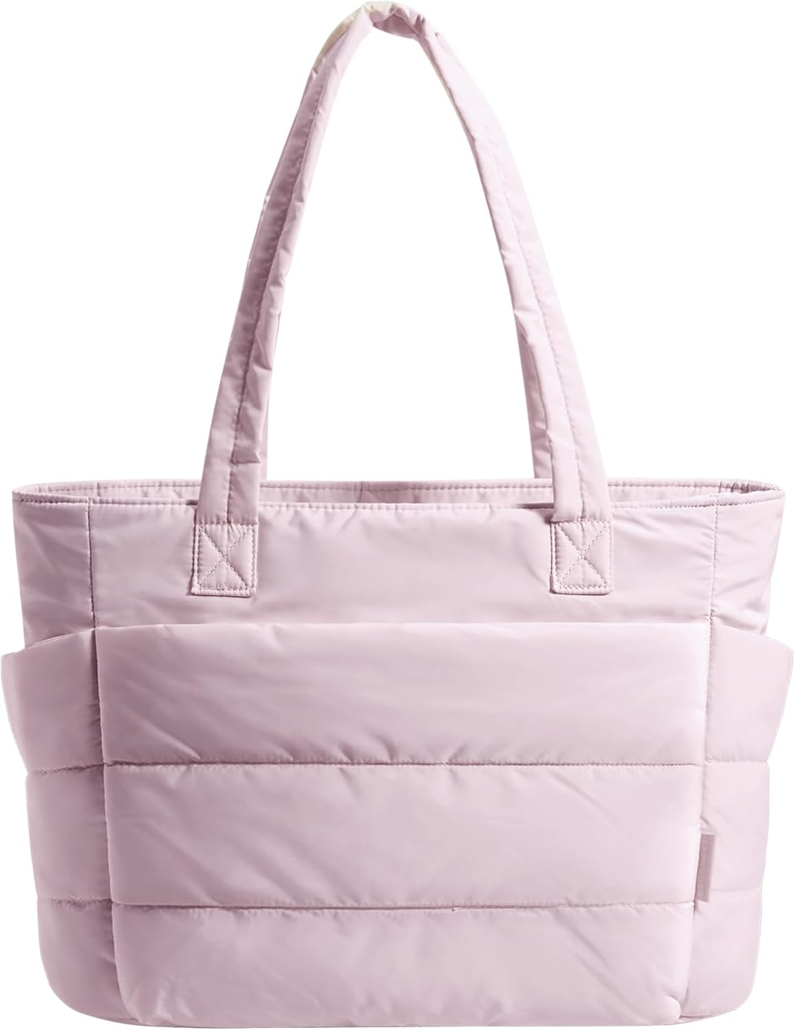 Tote Bag for Women, Lightweight Puffy Tote Bag with Compartments Shoulder Bag Handbag for Travel, Work, Gym