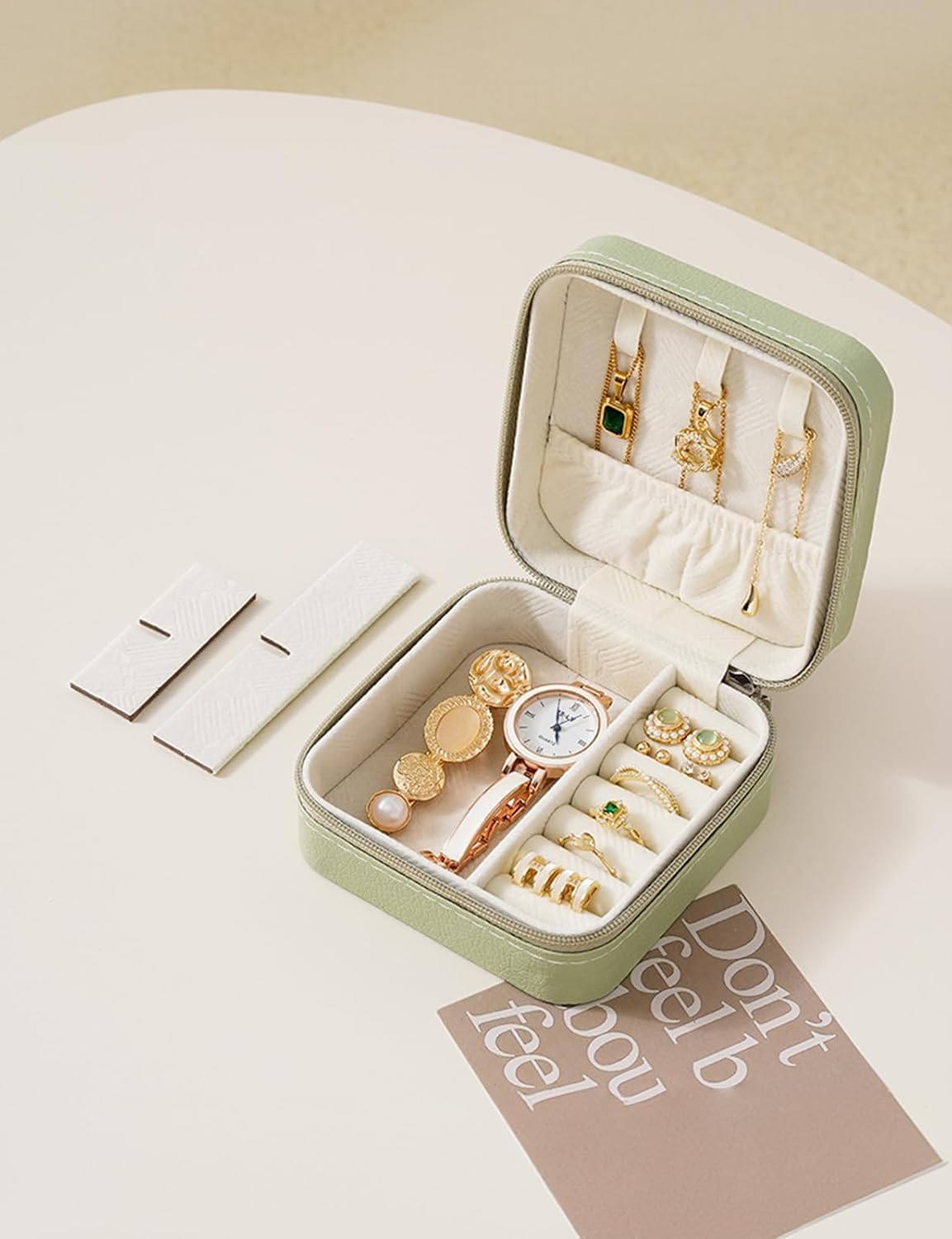 Travel Jewelry Box, Mini Jewelry Travel Case, Jewelry Organizer Case, Portable Small Jewelry Organizer Storage Boxes