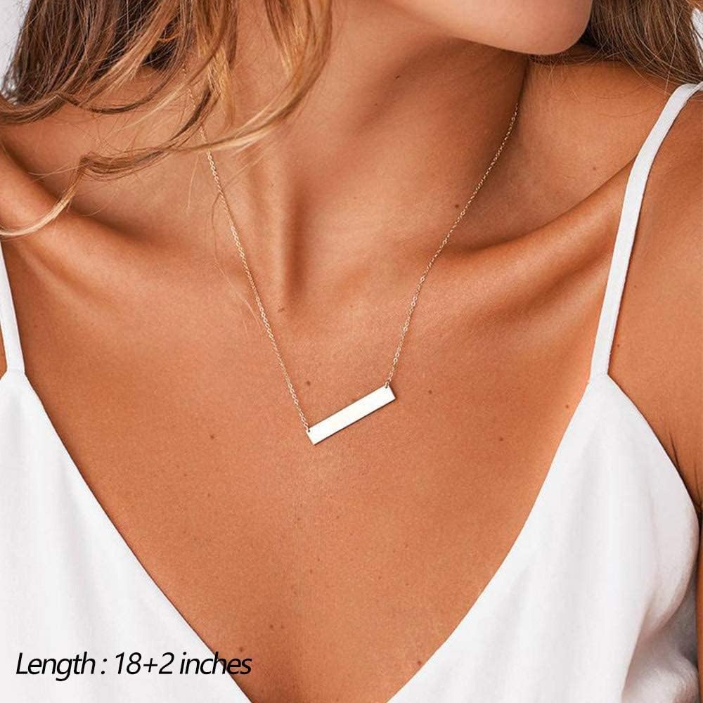 Handmade 14K Gold Plated Choker Set - Layered Y-Pendant & Disc Necklace, Adjustable
