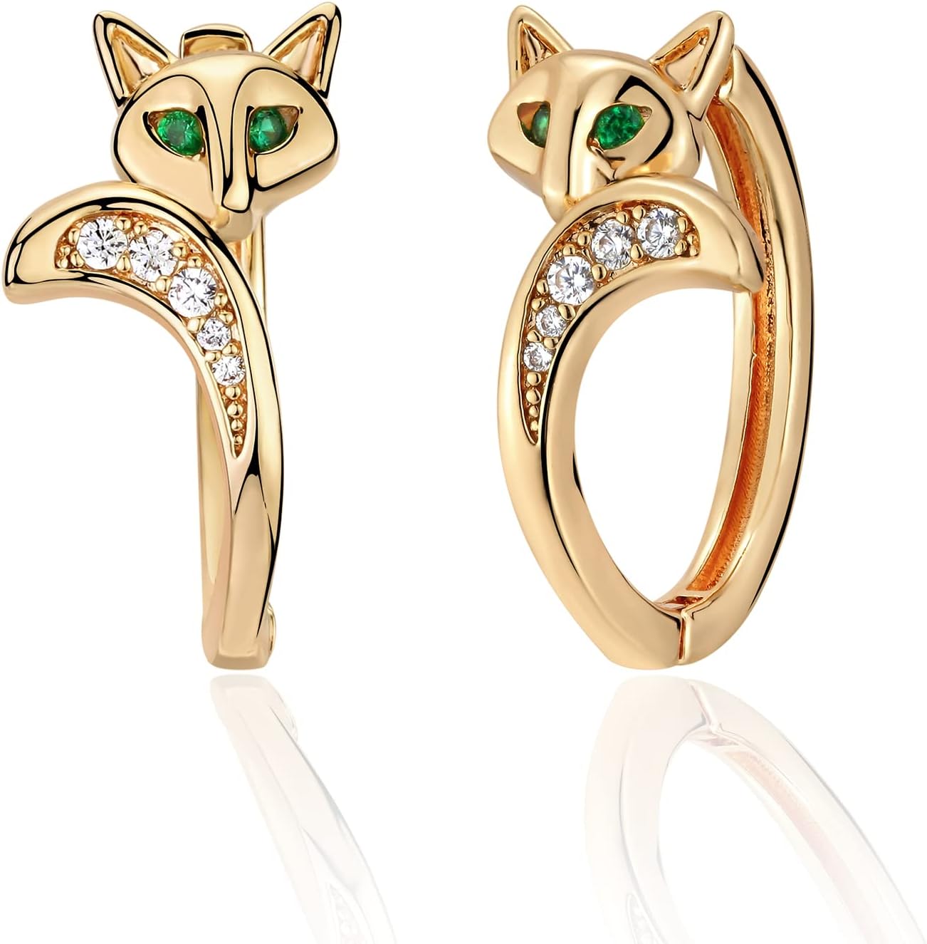 Cubic Zirconia Huggie Earrings 14k Gold Plated Tiny Earrings Small Huggie Hoop Earrings Simple Lightweight Hoops Gift for Women