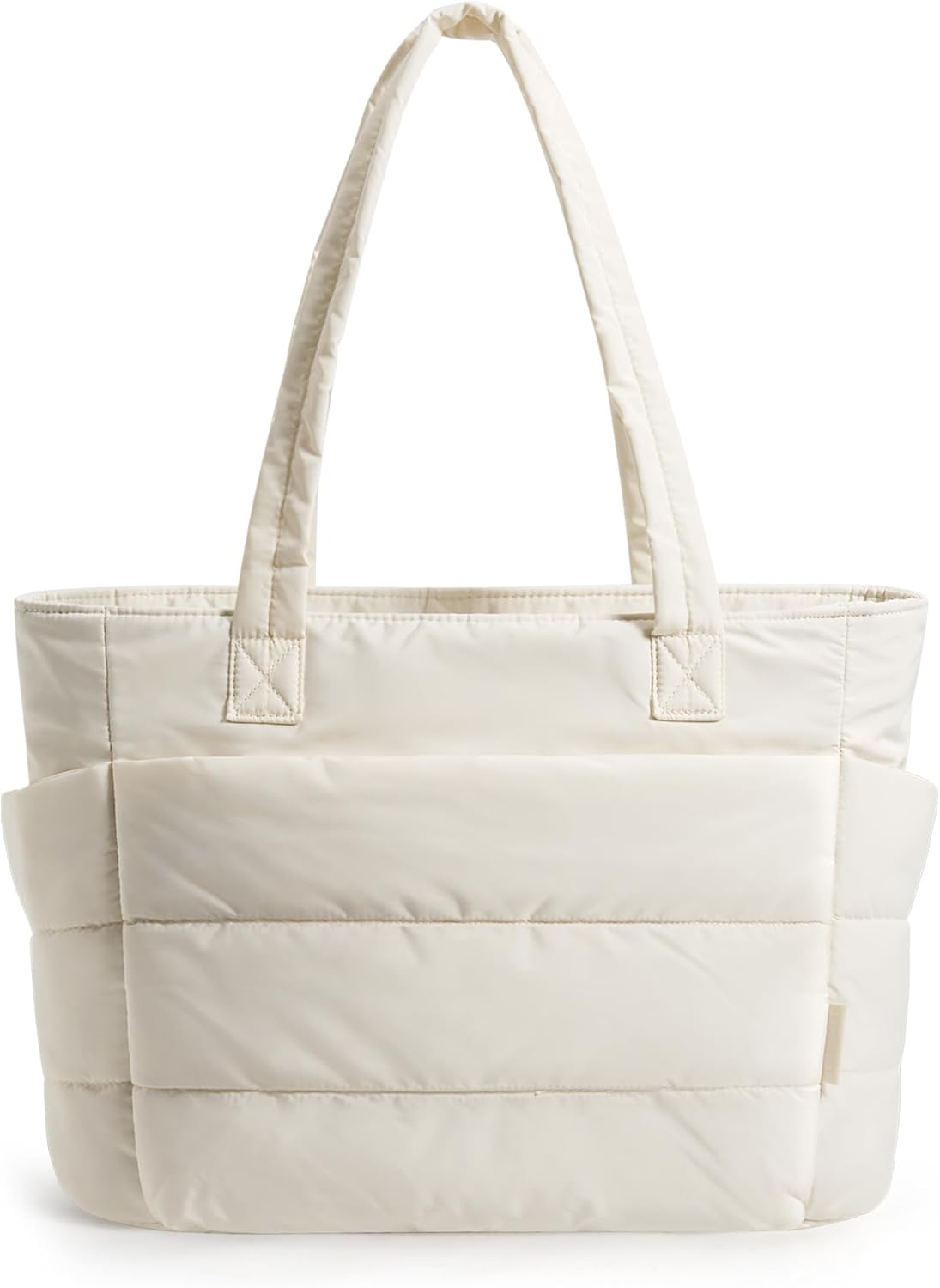 Tote Bag for Women, Lightweight Puffy Tote Bag with Compartments Shoulder Bag Handbag for Travel, Work, Gym